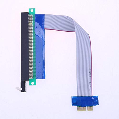 PCI-E Extension Cable 1X to 16X Slot Riser Extender Card Flex Cable Adapter