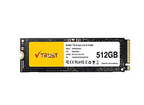 VTRUST 512GB PCIe NVMe SSD (VT2280-NV-512G)